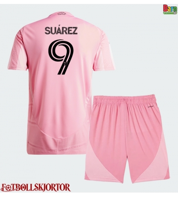 Inter Miami Luis Suarez #9 Hemmakläder Barn 2026-27 Kortärmad (+ Korta byxor)